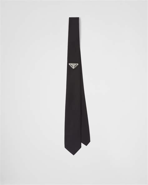 prada tie cost|re nylon gabardine tie.